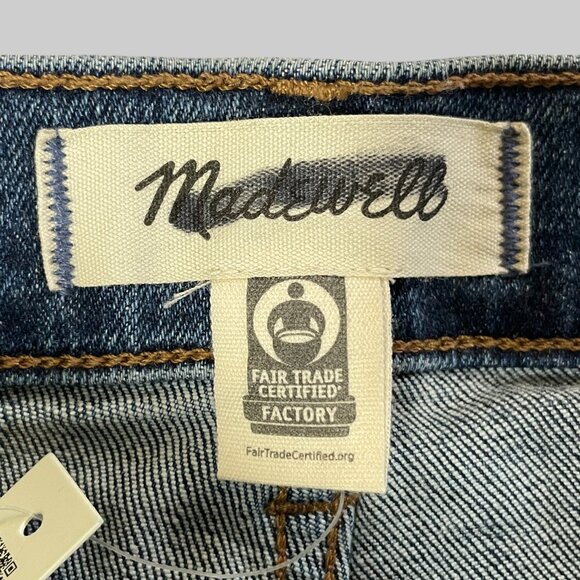 NWT Madewell Stovepipe Jeans Womens 28 Deming Wash NR516 - Picture 11 of 14